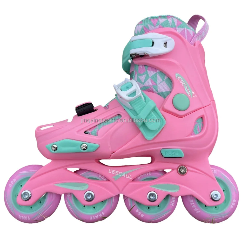Outdoor Sports Chassis Blue Pink Children Adults Roller Slalom Inline Hard Shell Fitness Skates