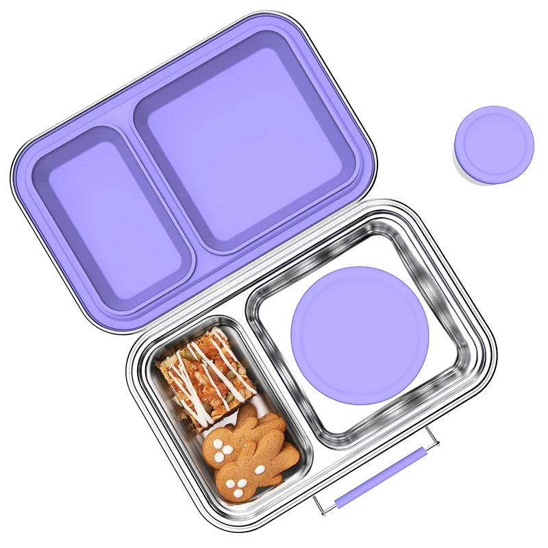 Oumeng New Trends Simplicity Children Lunch Box Kids School Luxury Lunch Box Stainless Steel Kids Lunch Box