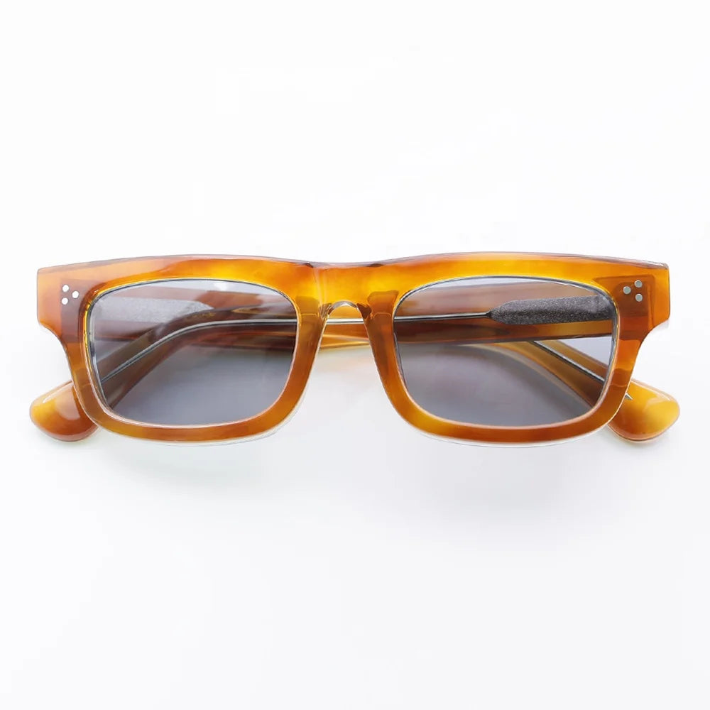 Benyi Popular Vintage Sunglasses Retro Ready to Ship Mazzucchelli Acetate Frames Eyeglasses Women Customized Unisex UV400 CR-39