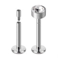 Gaby New 14G/16G G23 Titanium Belly Piercing Bar External Thread Wedding Engagement Gift Jewelry Wholesale Piercing Jewelry