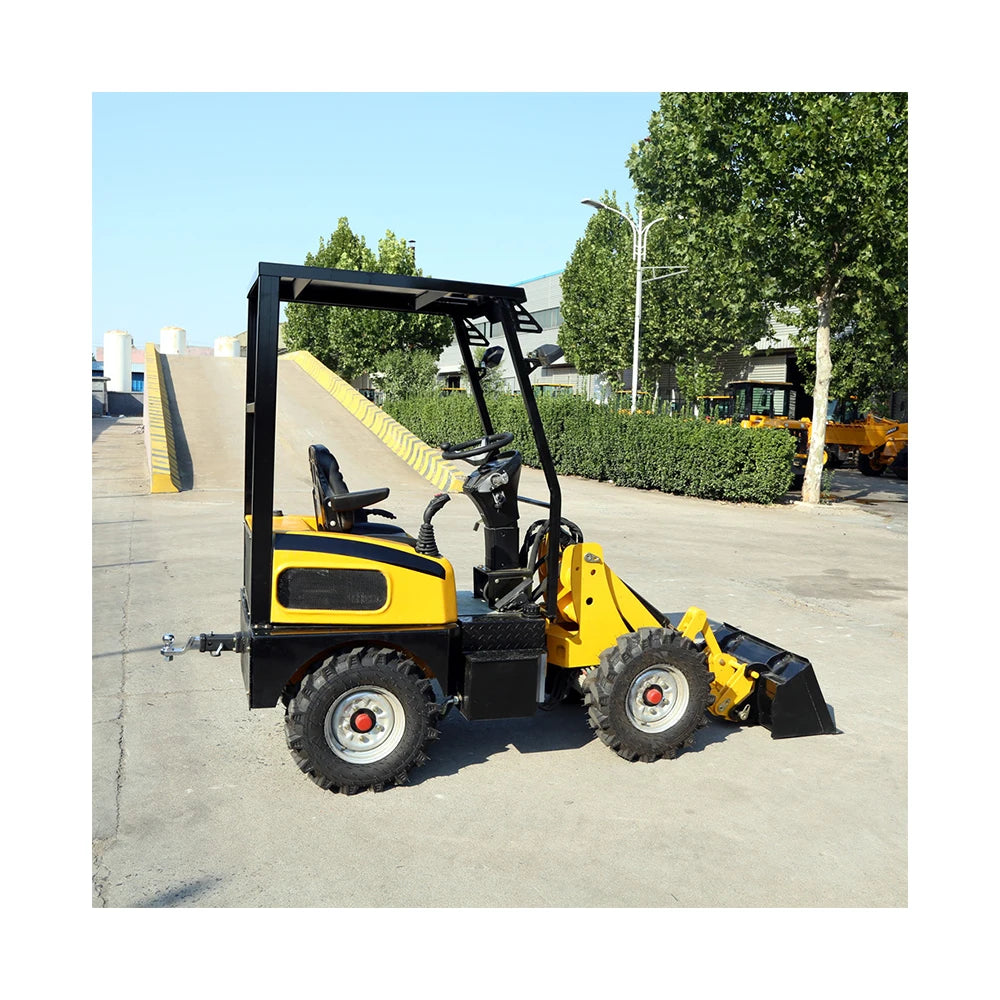Multifunctional Mini Electric Mini Loader Wheel Loader With Hydraulic Lift Rod Front Shovel Loader for Sale