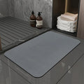 Custom Microfiber Non-Slip Toilet Bath Rug Set Water Absorbent Diatomite Bathroom Mat Machine Made