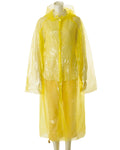 PE Disposable Colorful Transparent Waterproof Raincoat Rain Poncho for Men
