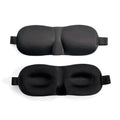 3D Contoured 100% Blackout Eye Mask for Sleeping With Adjustable Strap