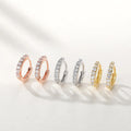 Colorful PVD Gold S925 Sterling Silver Huggie Earrings Glitter 3A+ Grade Zircon Set Hypoallergenic Mini Hoop Earrings for Women