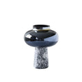 Modern Light Luxury Glass Flower Vase and Tabletop Vase for Home Decoration