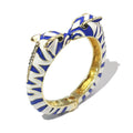 Fashion Exaggerated Hunting Dog Open Cuff Bracelet Women's Palace Style INS Romantic Oil-drop Glaze Bangle Bracelet Accessories