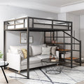 Zhongyi Adjustable Metal Double Loft Bed Frame for Adults for Home Workshop Hospital or Kids' Bedroom Furniture