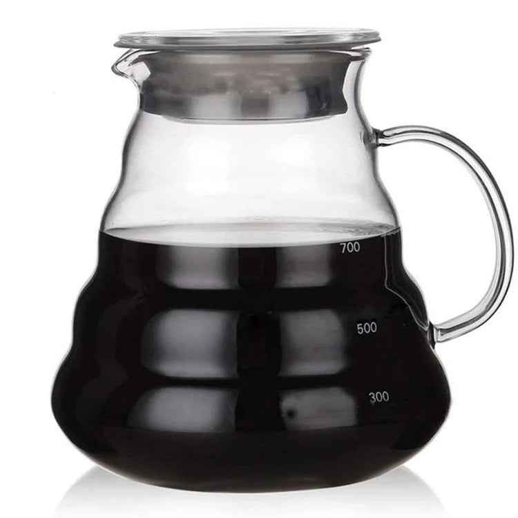 Clear Coffee Server Standard Glass Coffee Carafe Coffee Pot