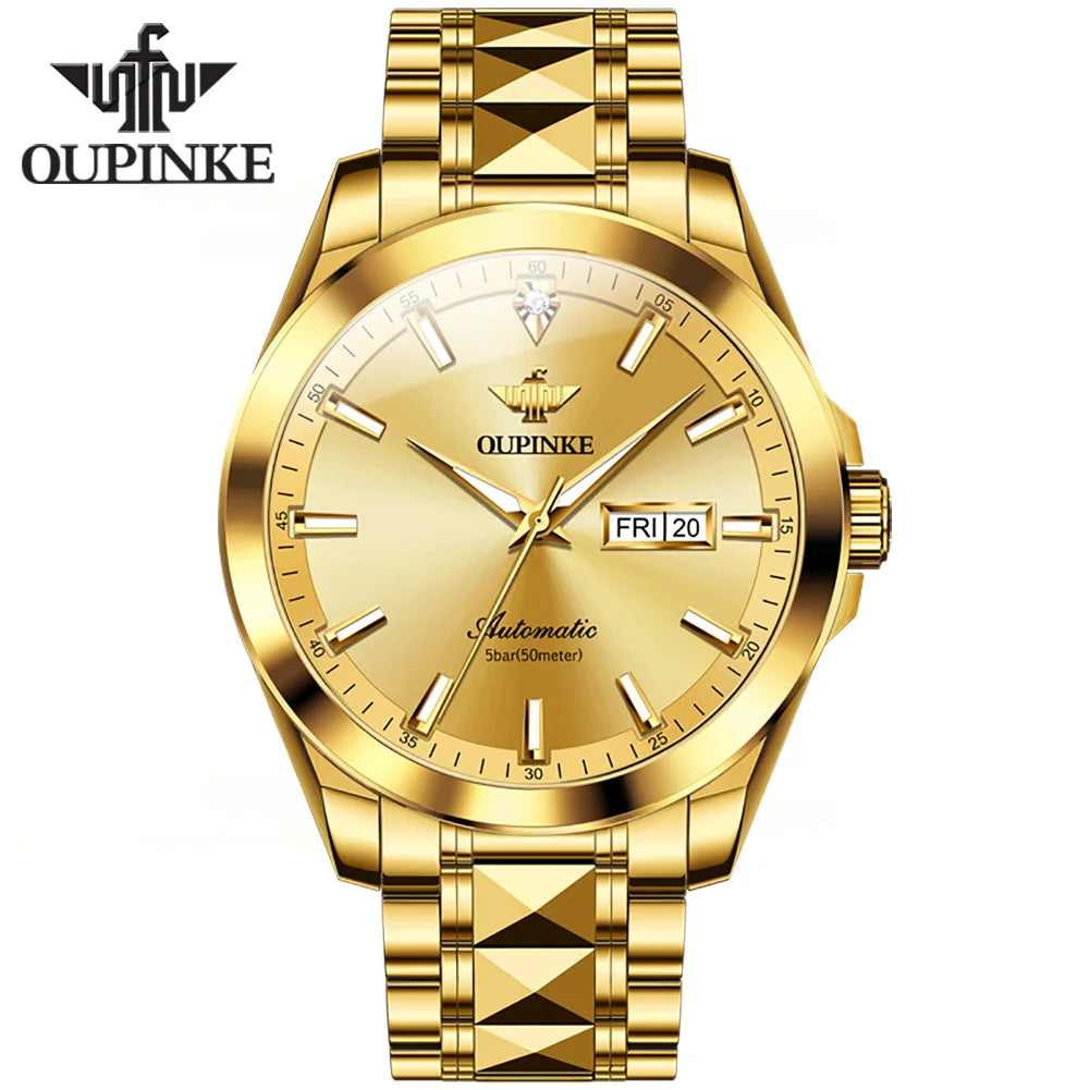 OUPINKE  3223  Oem Digital  Customized logo Automatic Watch Fashion Gifts Watches Mechanical Watch for Men