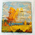 2022 Hot Selling Newest Designers Style 100% Silk Scarves 53 X 53 Women Square Custom Silk Scarf