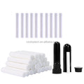 8x51mm 7x54mm Replacement Cotton Polyester Wicks Swab Absorbent Cotton Sticks for Plastic Nasal Inhalers Aluminum Nasal Diffuser