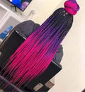 Ombre Jumbo Braiding Hair Attachment for Braids 24inch 48inch 52inch 82inch Length Customize Label Braiding Hair