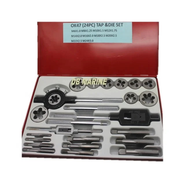 DB IMPA632203 Steel Chrome Plated Screw Plate Sets for Metric Coarse Threading ANSI Standard OK47 for Marine Use China