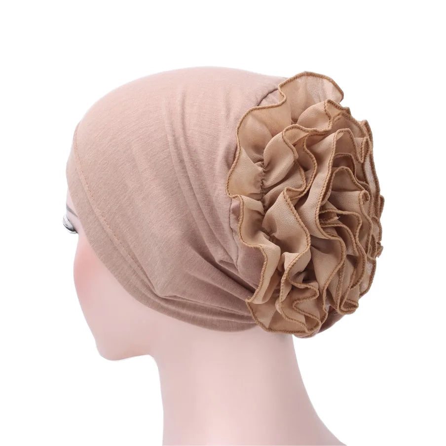 New Arrival Hijab Caps Jersey Underscarf Women With Chiffon Platycladus Arab Scarves Muslim Inner Hijab for Women Hijab Caps