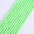 Wholesale 2mm to 8 mm Green Pale Rainbow Colorful Heart Handmade Clay Beads Crafts