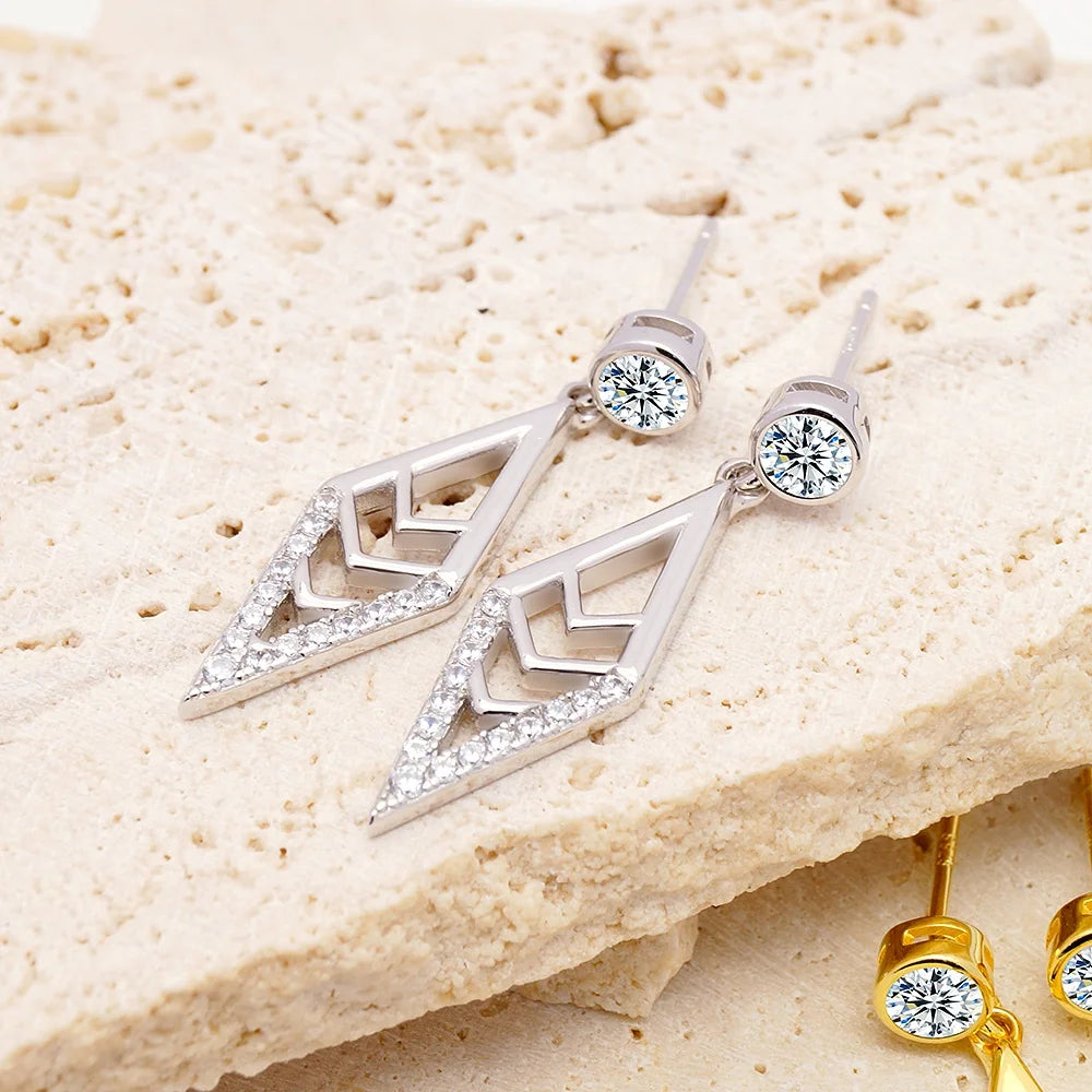 Wholesale Real 925 Sterling Silver Earrings Fashion Earring Designs New Model Earrings for Women