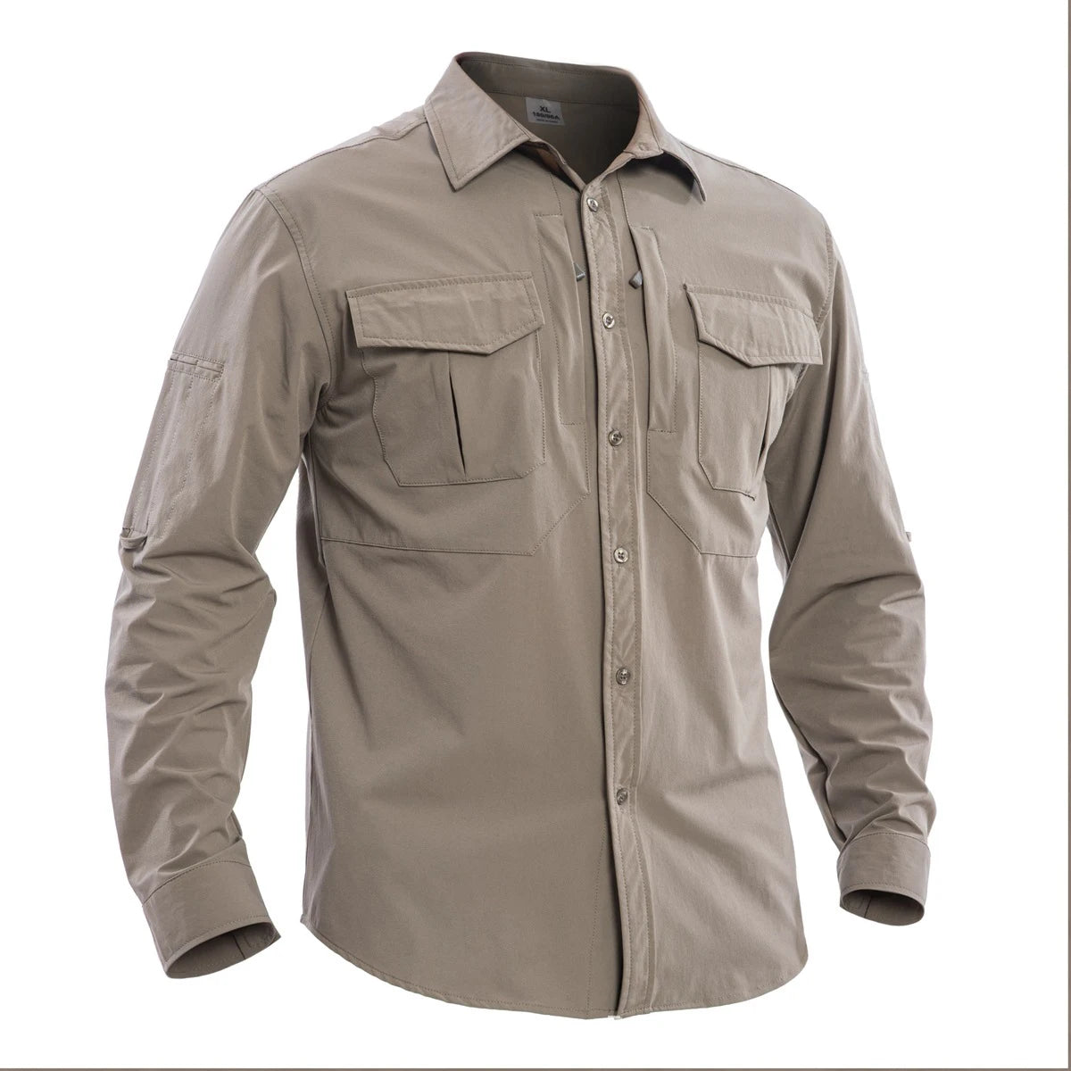Factory Sports Outdoor Tactical Fishing Quick Dry Elastic Force Lightweight Training Shirt for Men Casual Workwear Shirts