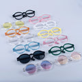 9cm Plastic Super Clear Glasses for Cotton Doll and Blythe Doll-DIY Mini Toy