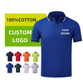 Wholesale of European and American Custom logo Multicolor High-quality Polo Shirt for Men