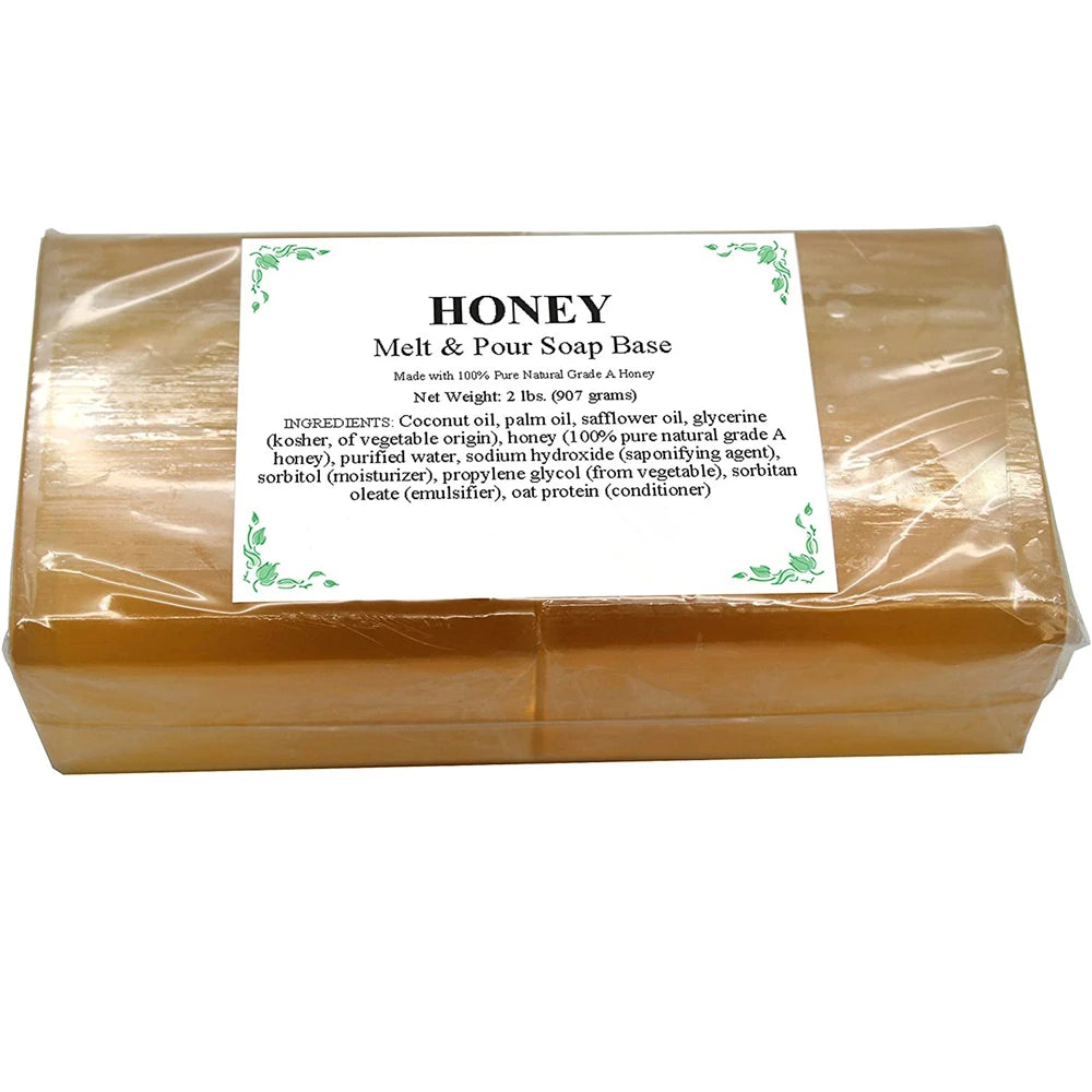 Private Label Natural 2 Lbs Melt and Pour Honey Soap Base