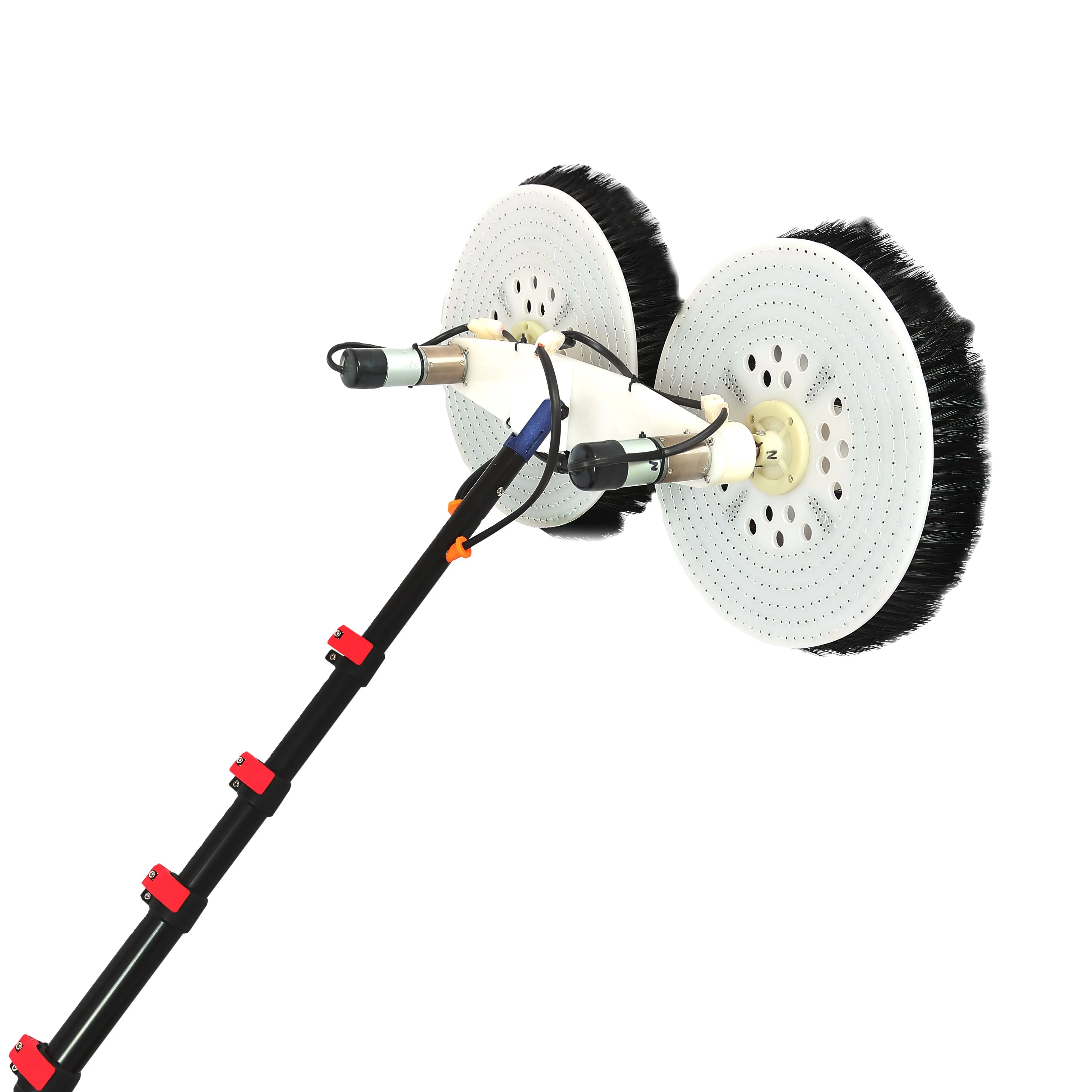 Extentool 3.5m Electric Solar Panel Cleaning Tools Water Fed Pole Photovoltaic Solar Panel Cleaner Machine