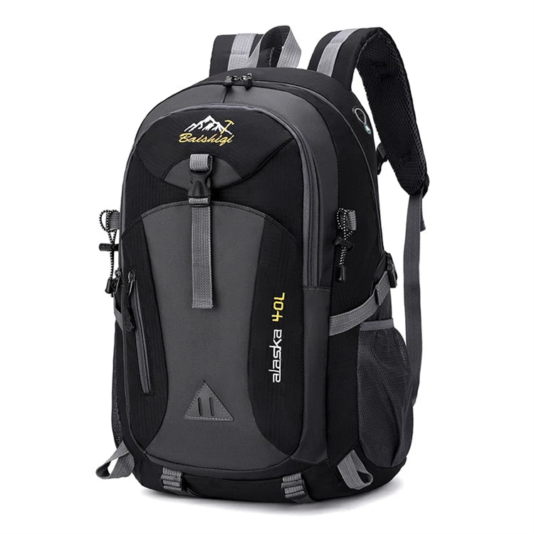 2025 Custom Made Blank Large Capacity Waterproof Casual Camping Mountaineering Hiking Backpack 60l logo