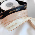 Factory Customized High-quality Grosgrain logo Customized Printed Satin Ribbon