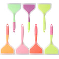 Manjia BPA Free Heat-Resistant Non Stick Kitchen Utensil Baking Cooking Silicone Omelette Scraper Spatula Pancakes Fried Shovel