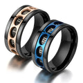 Dropshipping Products Wholesale Best Quality Metal Crafts Rotating Multi-layer Thick Roman Numeral Fashion Jewelry Modern Rings