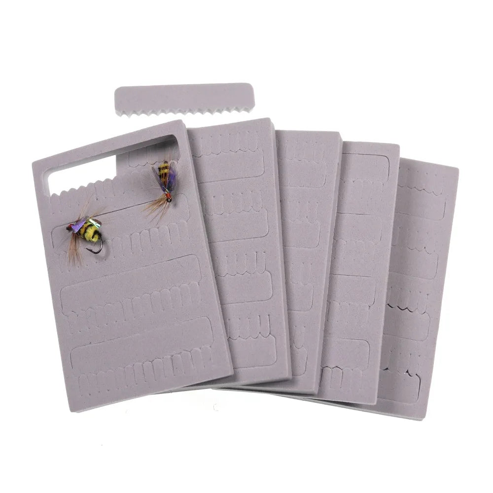 Fishing Fly Holding Foam with Sticker Backing for Tackle Box Bag Lure Box Fly Case DIY