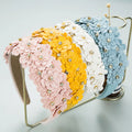 Popular Trendy Rhinestone Hair Band for Women Multilayer Flowers Vintage Glass Diamond Headbands Hairband Women