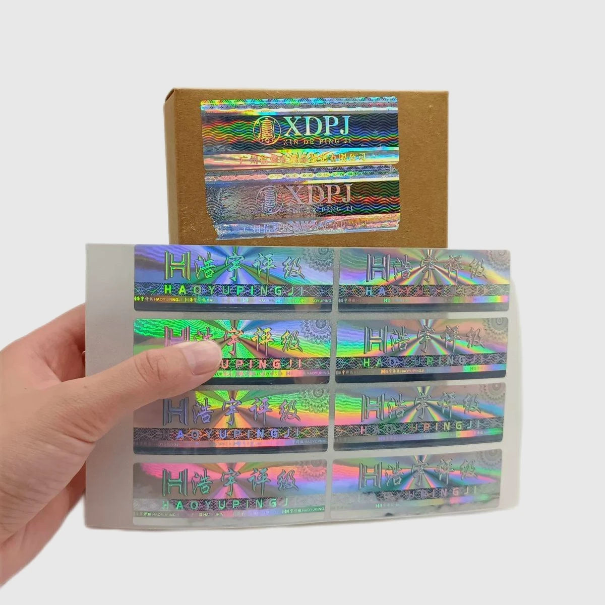 Custom Holographic Printing Guaranteed Invalid Sticker Sticker Vinyl Waterproof Hologram Laser Security Void Label Sticker