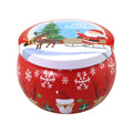 Christmas Cookie Tins square Candle Tin Box Christmas Tins for Candle Making