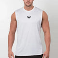 Summer Men's Fitness Tees Mesh Workout Tank Tops Gym Clothing Sportswear Breathable O Neck Sleeveless Vest Loose Casual Tanktop