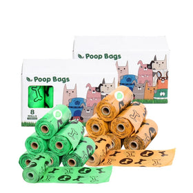 Factory Wholesale Custom Printed Scented Biodegradable Pet Dog Poop Waste Bag