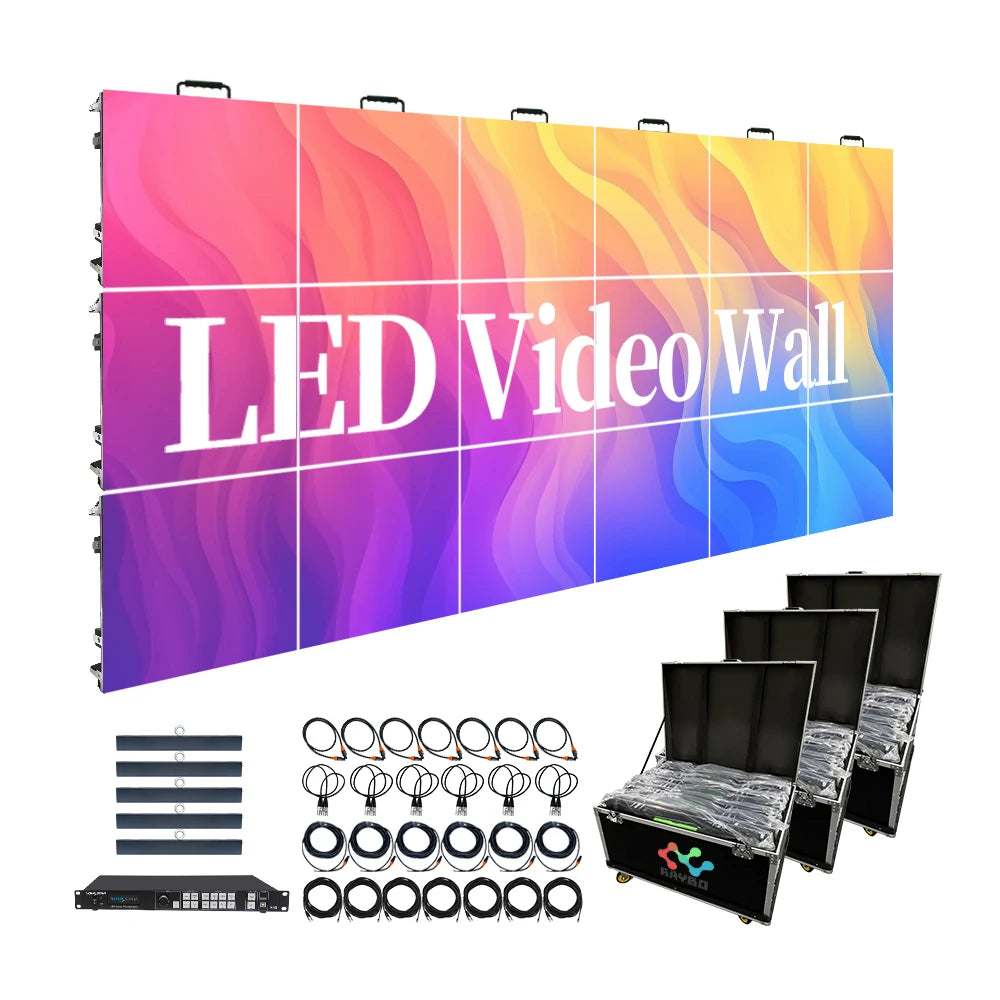 RAYBO HD P3.91 Fine Pixel Pitch LED Display Rental Advertising Display High Refresh Easy Installation for Elevators