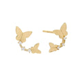 LOZRUNVE 925 Silver Gold Fancy Jewelry Butterfly Ear Climber Stud Earring Collection
