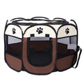 Portable Foldable Dog Playpen Pet Exercise Pen Tents Kennel House Outdoor Pet Tent Bed