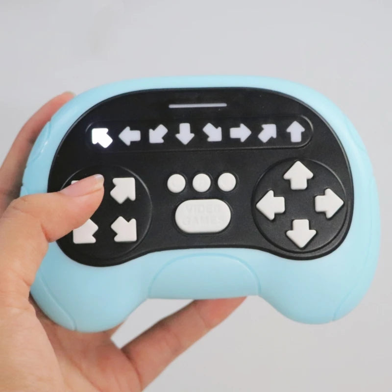 Console Fidget Toys Handheld Puzzle Game Sensory Toys Electronic Music Rhythm Game Machine Quick Push Game