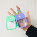 38ml 45ml Square Plastic Bottle Travel Pocket Alcohol Perfume Hand Sanitizer Mist Spray Credit Card Purple Gold Green Bottle