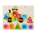 CE Certified CPC 3D Cartoon Wooden Jigsaw Puzzle Blocks Educational Toy for Unisex Kids 2 to 4 Years Customizable Logo