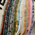Natural Stone Cylinder Shape Loose Beads Strand  Jewelry Making 4*4 mm Cylindrical Spacer Beads