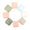 1.5m 60In Square Fabric Soft Mini Tape Measure With Logo Custom Sewing Pu Leather Body Measuring Tape