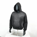 TOPSHOW Custom Pullover Acid Wash Blank French Terry Hoodie Heavyweight Sun Faded Boxy Cropped Hoodies Men High Quality