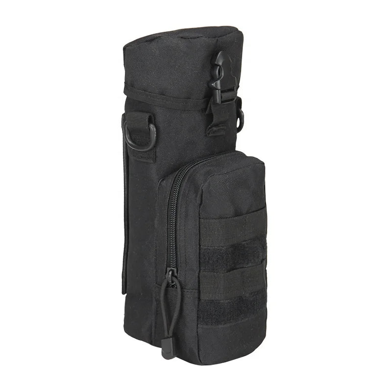 Sports Water Bottles Pouch Bag Camouflage Molle Water Bottle Pouch Fishing Drawstring Water Bottle Holder