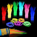 Fluorescent Sticks Robs Night Glow Luminous Necklaces Bracelets Eyeglasses Toy Props for Ball Themed Party Festival Event Decor
