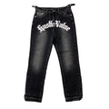 DENIMGUYS 2024 American Youth Popular High Street Casual Loose Vintage Washed Jeans Men