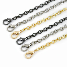 Deepeel L1-52 Handbag Hardware Accessories Purse Chain Lobster Clasp Bags Strap Cross Body Bag Chains