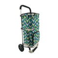 Hot Sales Custom Luxury Portable Folding Storage Collapsible Luggage Container Metal Frame Shopping Trolley Bag with Wheels